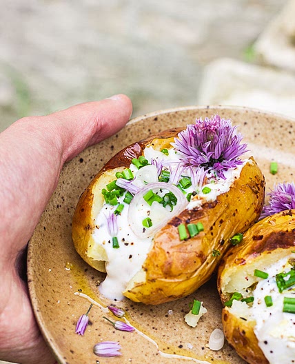 Pomme de terre au four à la crème