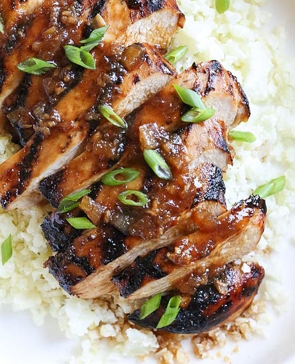 Grilled Bourbon Chicken