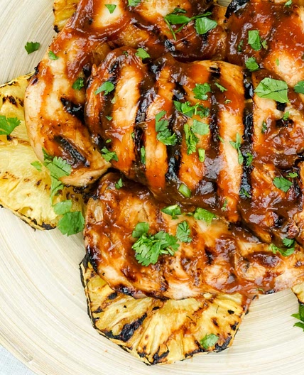 Grilled Pineapple Barbecue Chicken