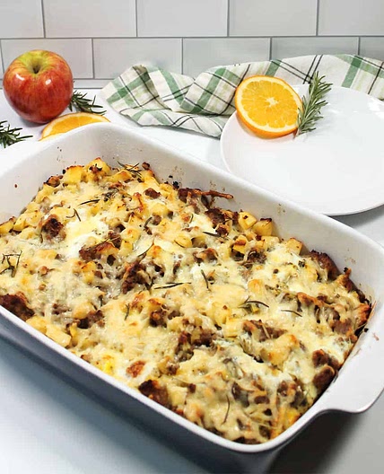Sausage Egg & Cheese Breakfast Casserole