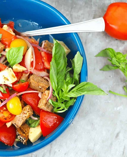 Low Carb Panzanella Salad