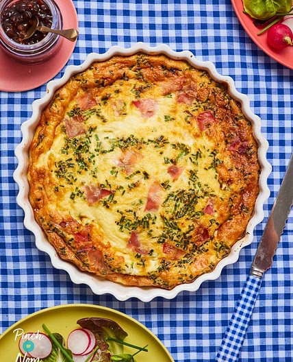 Ploughman's Quiche | Slimming & Weight Watchers Friendly