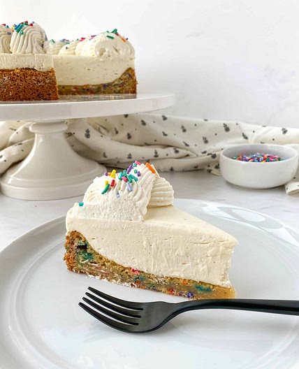 Vanilla Bean Blondie Cheesecake