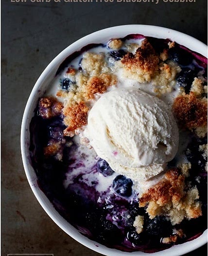 Keto Blueberry Cobbler - Gluten Free