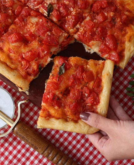 Receita de Focaccia pizza