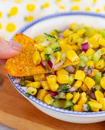 Chipotle Roasted Chili Corn Salsa