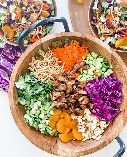 Lightened Up Asian Chicken Salad