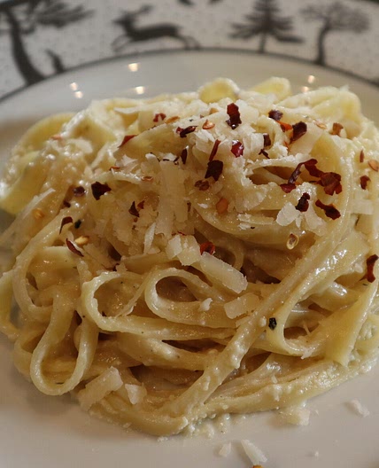 Roasted Garlic Fettuccini Alfredo