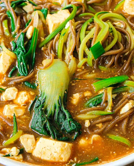 Miso Soba Noodle Soup