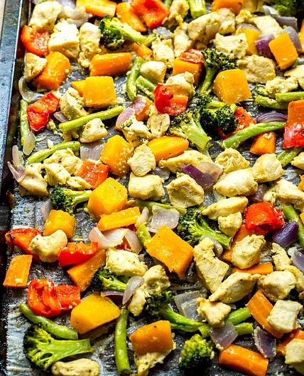 Sheet Pan Honey Dijon Chicken