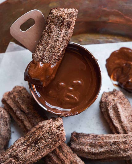 Easy Baked Chocolate Churros