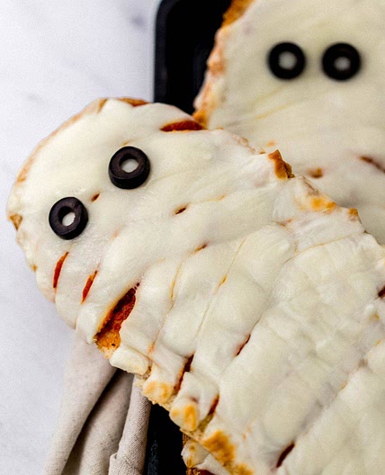 French Bread Mummy Pizza