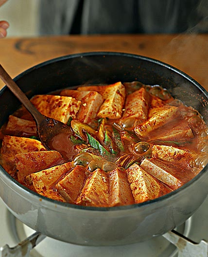 스팸 두부 짜글이