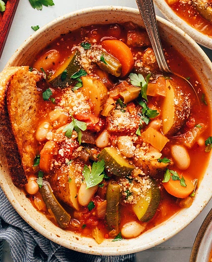 Veggie-Packed White Bean Minestrone