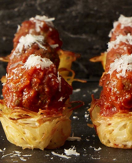 Spaghetti and Meatball Nests