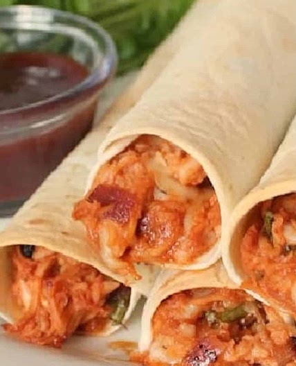 Baked BBQ Chicken Taquitos Recipe