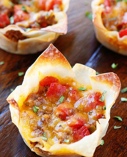 Crunchy Taco Cups