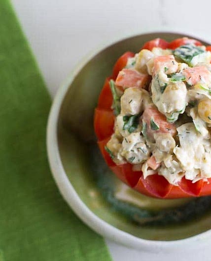 Vegan Low FODMAP Chickpea Salad