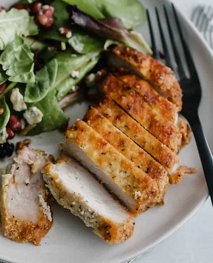 almond breaded pork chops