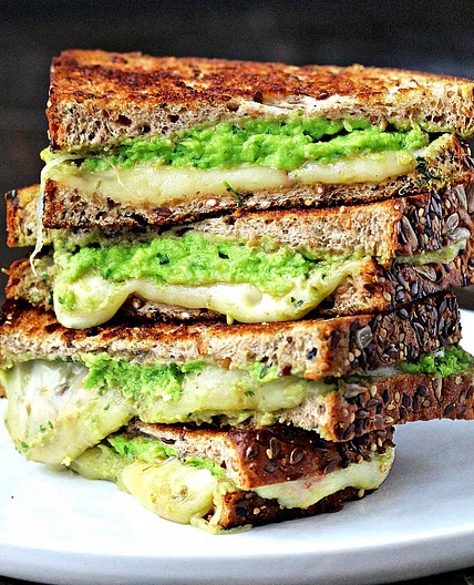 Grilled Cheese with Avocado Pesto