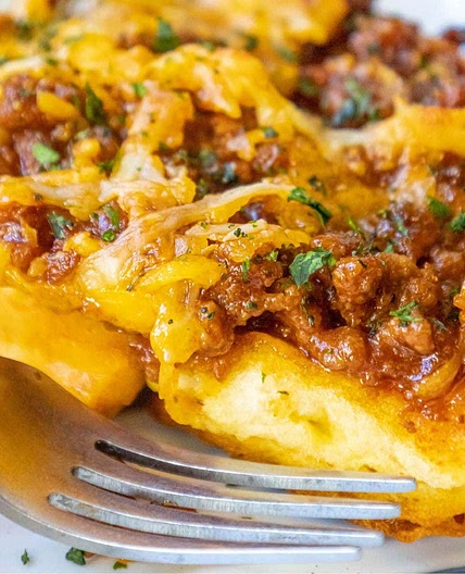 Cheesy BBQ Beef & Biscuit Casserole