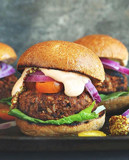 Easy Grillable Veggie Burgers