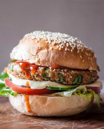 Low FODMAP Veggie Burger