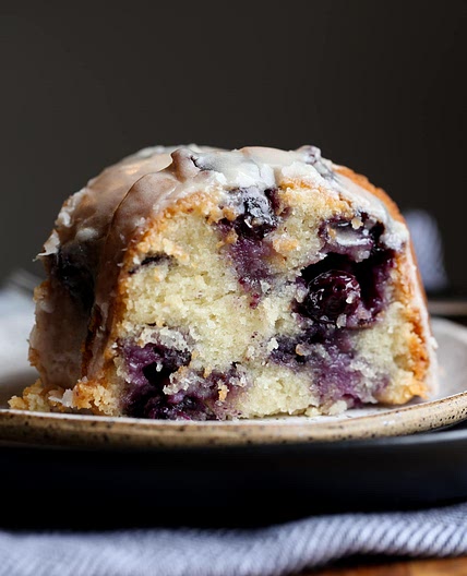 Sour Cream Blueberry Bundt Cake