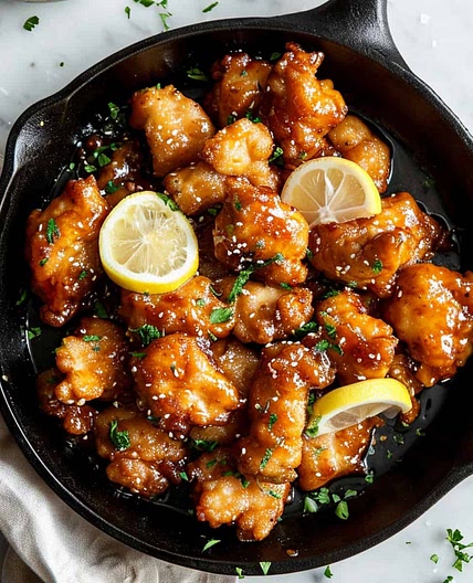 Crispy Chinese Lemon Chicken
