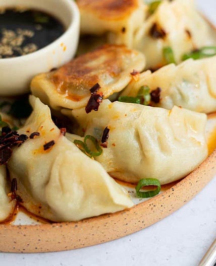 Homemade Pork Chive Dumplings