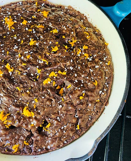 Traeger Mexican Skillet Brownies