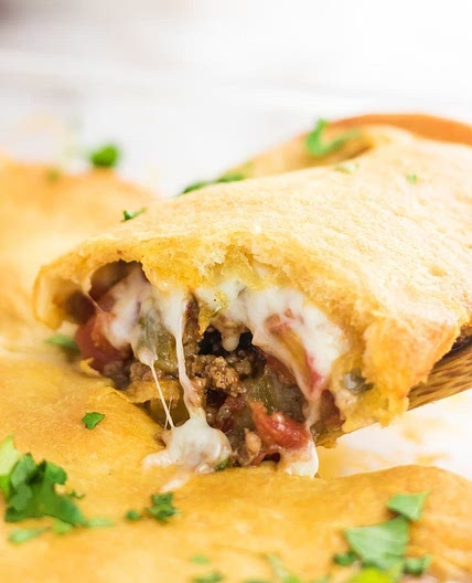 Crescent Roll Taco Bake