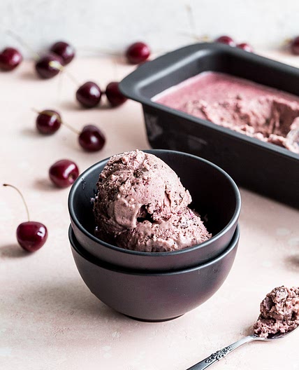 Cherry Chocolate Chip Nice Cream (Vegan)