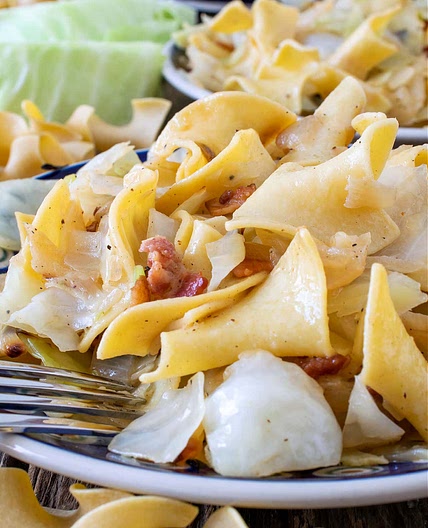 Haluski (Fried Cabbage and Noodles)