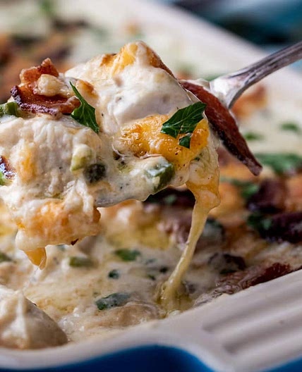 Jalapeño Popper Chicken Casserole