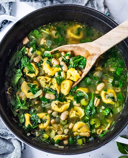 Tortellini Spinach Soup