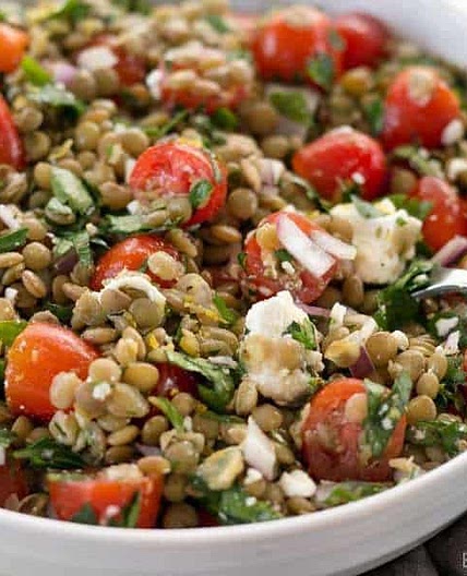 Marinated Lentil Salad