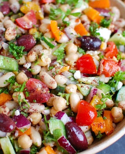 Mediterranean Bean Salad