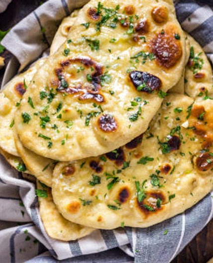 Homemade Garlic Naan