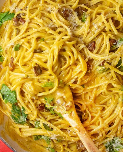 Pumpkin Carbonara