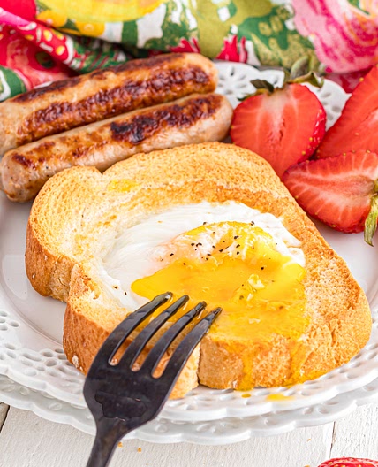 Air Fryer Egg Toast