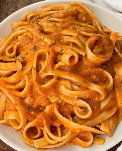 Vegan Pumpkin Pasta