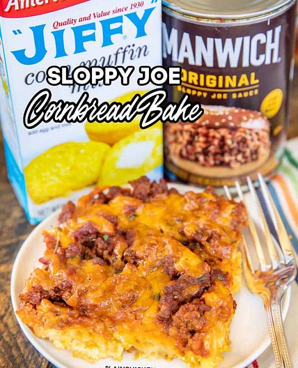 Sloppy Joe Cornbread Bake