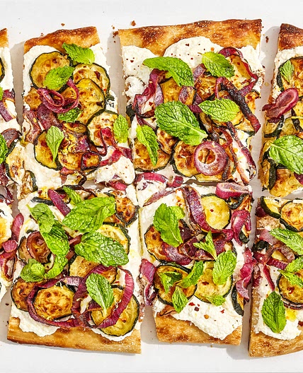 Caramelized Zucchini Flatbread