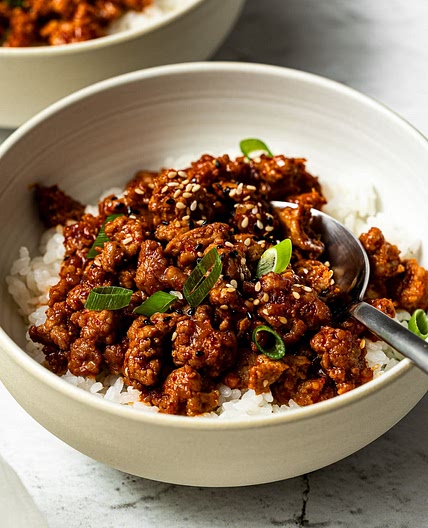Spicy Korean-Style Ground Turkey