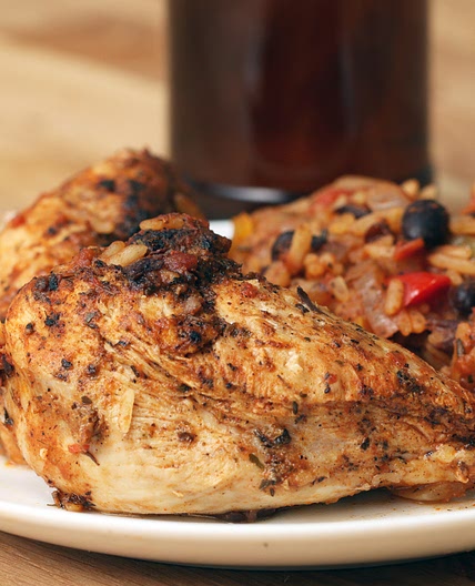 One Pot Cajun Chicken & Rice Recipe by Tasty