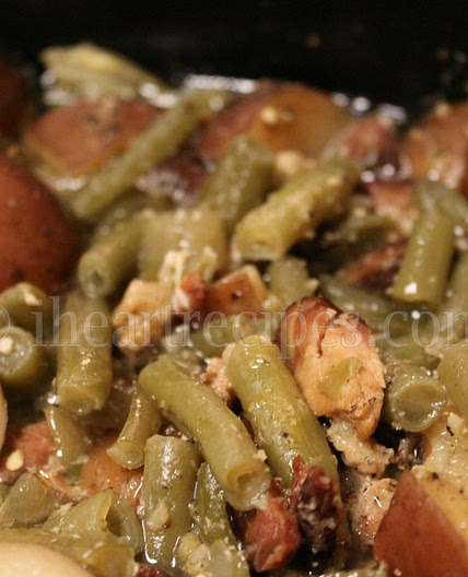 Southern Green Beans, Bacon, and Potatoes