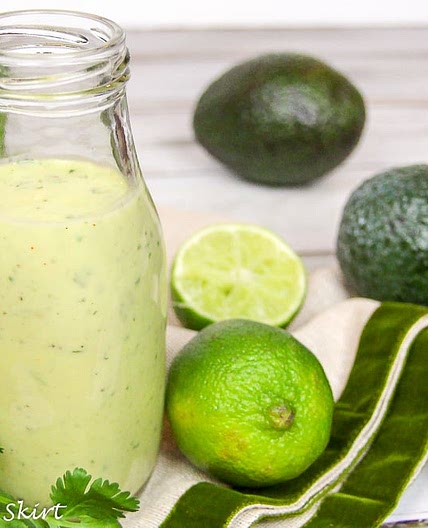 Healthy Creamy Avocado Lime Dressing