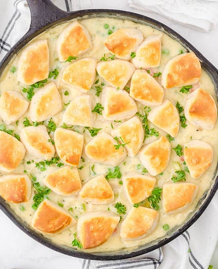 Chicken Pot Pie Skillet