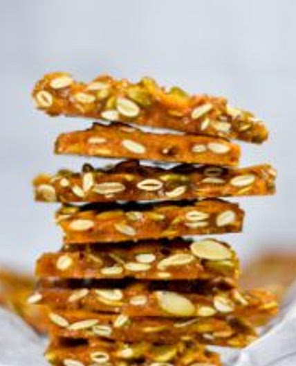 Spiced Pumpkin Seed Brittle